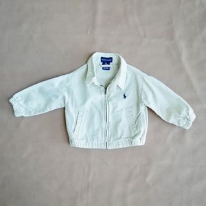 Ralph Lauren Khaki Zip Up Jacket 3-12m